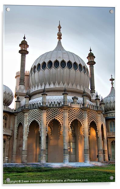 Royal Pavilion, Brighton Acrylic by Dawn O'Connor