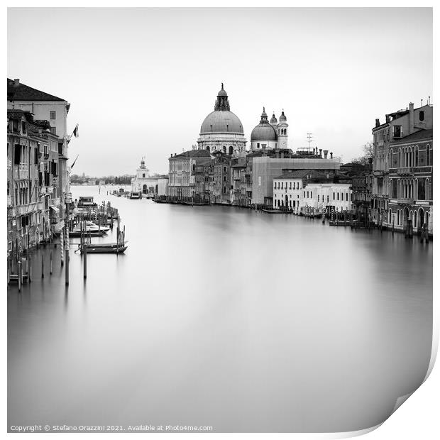 Venice, Canal Grande and S.Maria della Salute (2010) Print by Stefano Orazzini