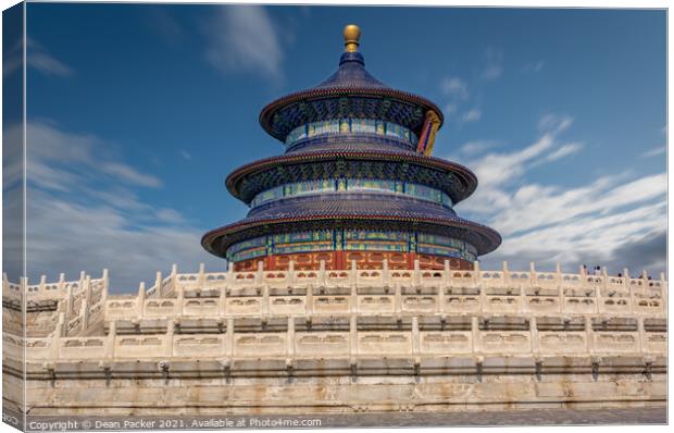 Temple of Heaven - Beijing Canvas Print by Dean Packer