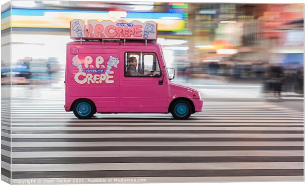 Crepe Delivery Service Canvas Print by Dean Packer