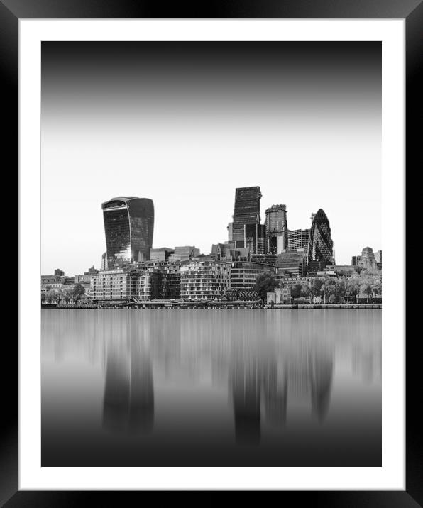 City of London Framed Mounted Print by Mark Jones