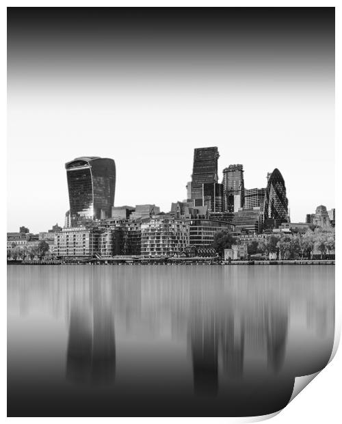 City of London Print by Mark Jones