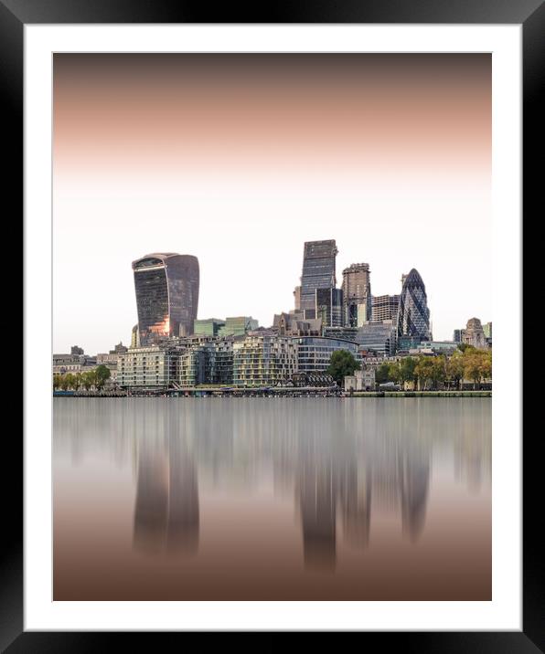 City of London Framed Mounted Print by Mark Jones
