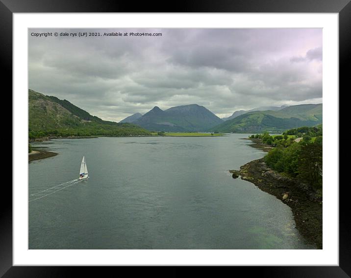 coming into glencoe Framed Mounted Print by dale rys (LP)