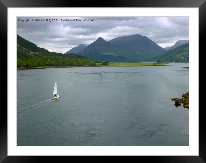 coming into glencoe Framed Mounted Print by dale rys (LP)