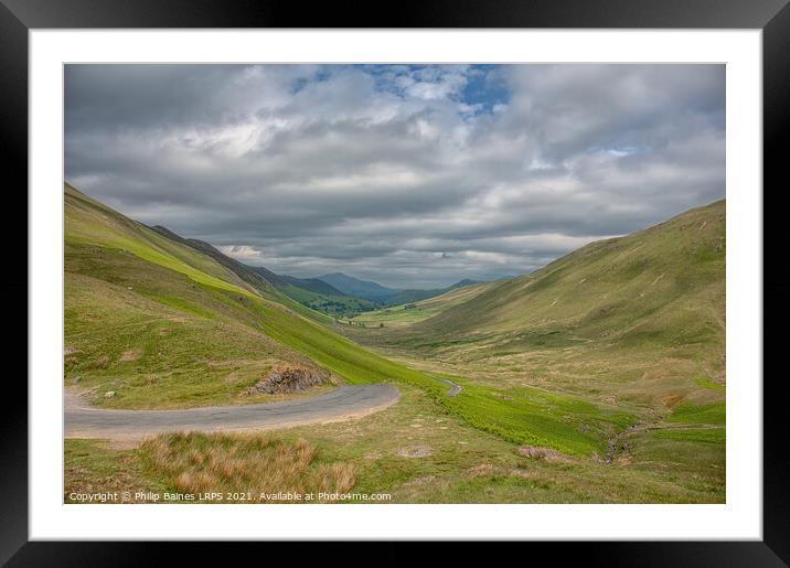 Newlands Pass, Buttermere Framed Mounted Print by Philip Baines