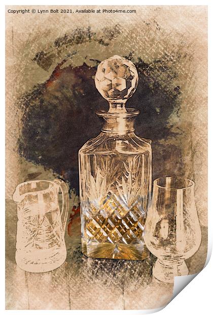 Whisky Print by Lynn Bolt