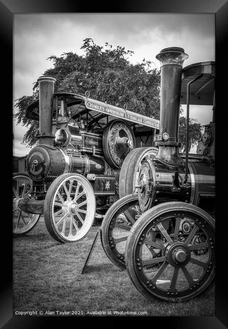 Foremost Traction Engine Framed Print by Alan Taylor