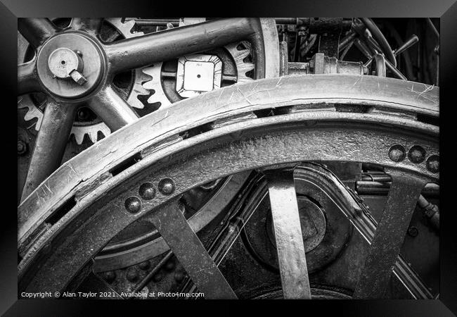 Traction Engine Detail #2 Framed Print by Alan Taylor