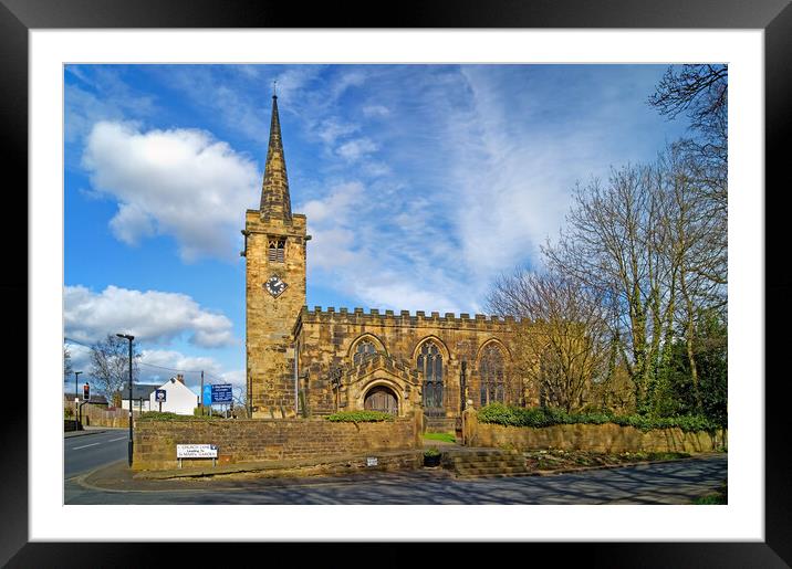  Church of St. Mary, Worsbrough Framed Mounted Print by Darren Galpin