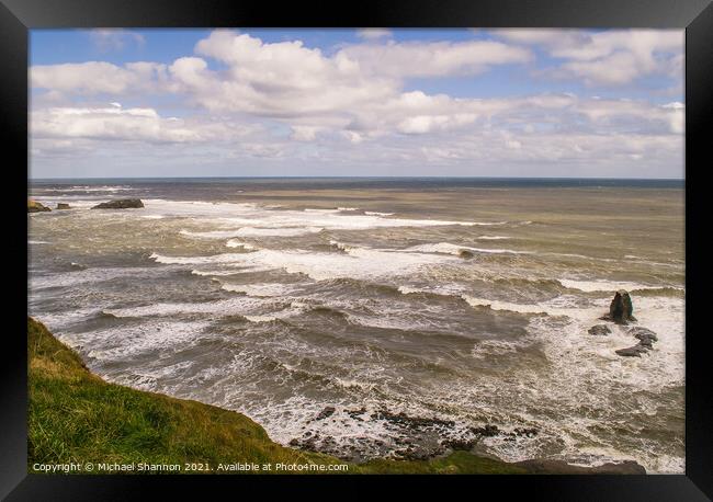 Stormy Day Saltwick Framed Print by Michael Shannon