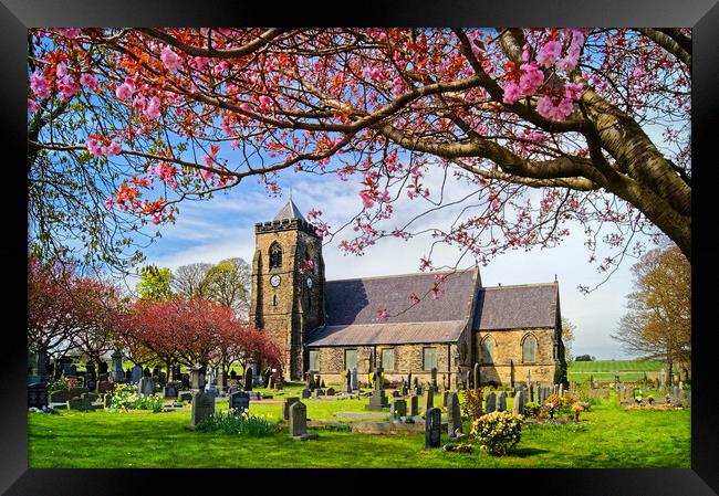 Church of Emmanuel, Shelley Framed Print by Darren Galpin