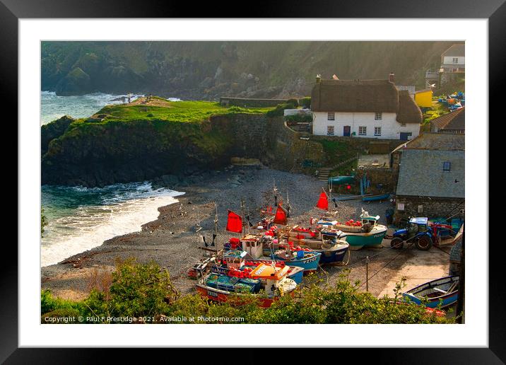 Cadgwith Cove, Cornwall Framed Mounted Print by Paul F Prestidge