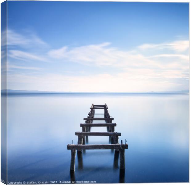 The Old Jetty Canvas Print by Stefano Orazzini