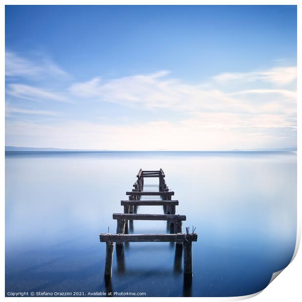 The Old Jetty Print by Stefano Orazzini