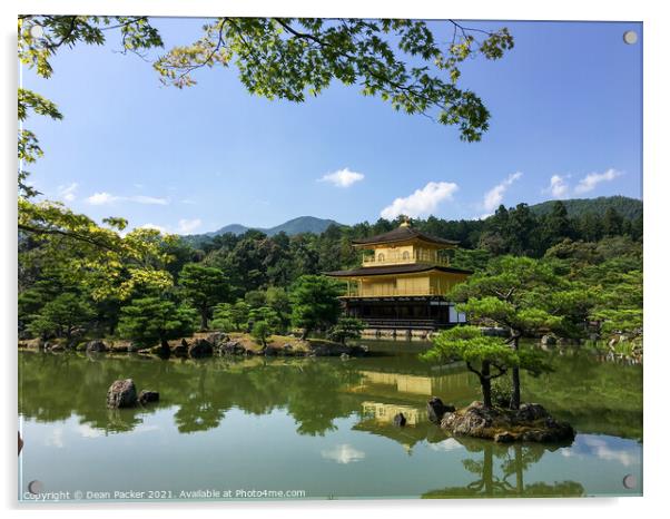 Kinkaku-ji - Golden Temple of Kyoto Acrylic by Dean Packer