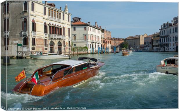 Grand Canal Venice Canvas Print by Dean Packer