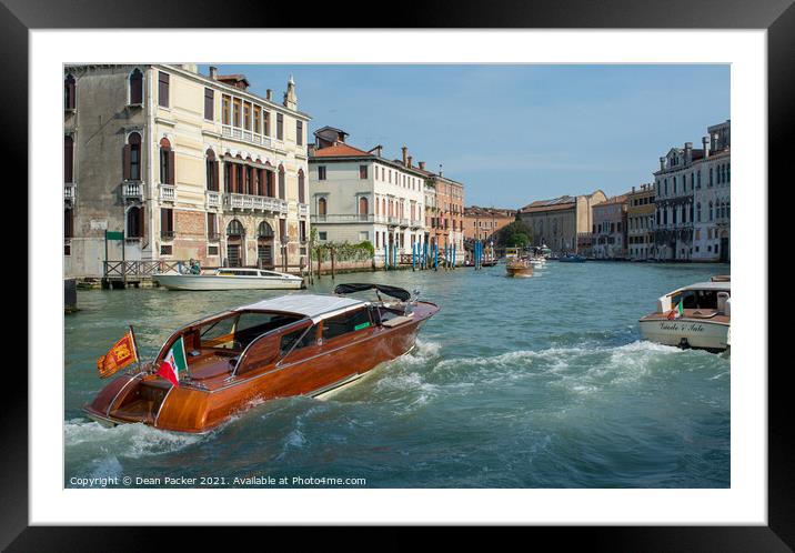 Grand Canal Venice Framed Mounted Print by Dean Packer