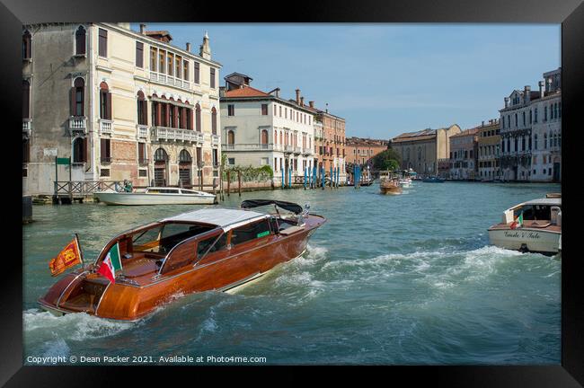 Grand Canal Venice Framed Print by Dean Packer