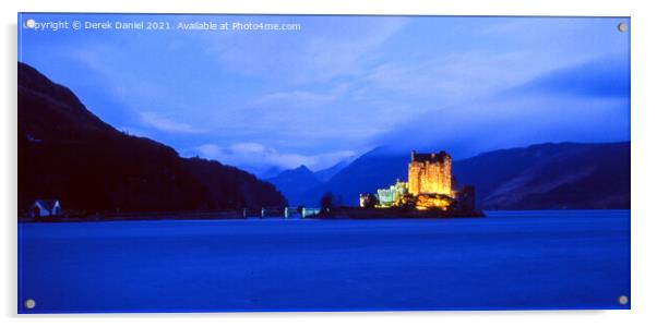 Enchanting Eilean Donan Castle Acrylic by Derek Daniel