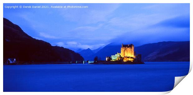 Enchanting Eilean Donan Castle Print by Derek Daniel