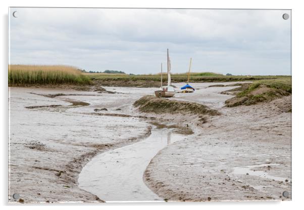 Low tide at Brancaster Staithe Acrylic by Jason Wells
