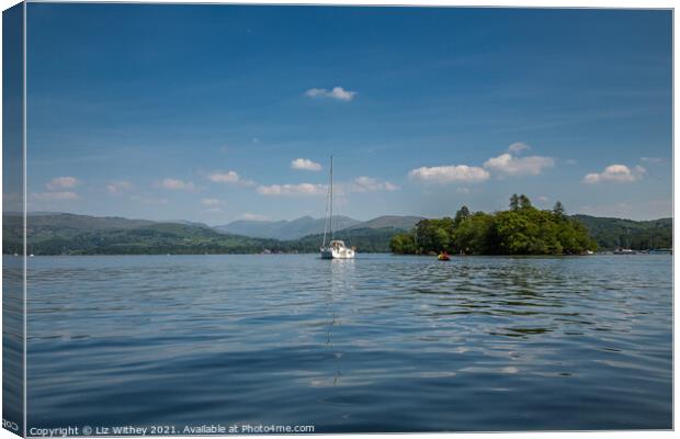 Windermere Canvas Print by Liz Withey