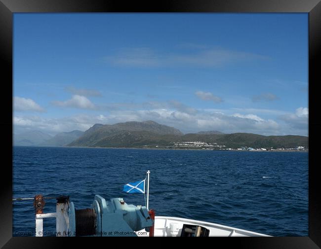 coming into mallaig Framed Print by dale rys (LP)