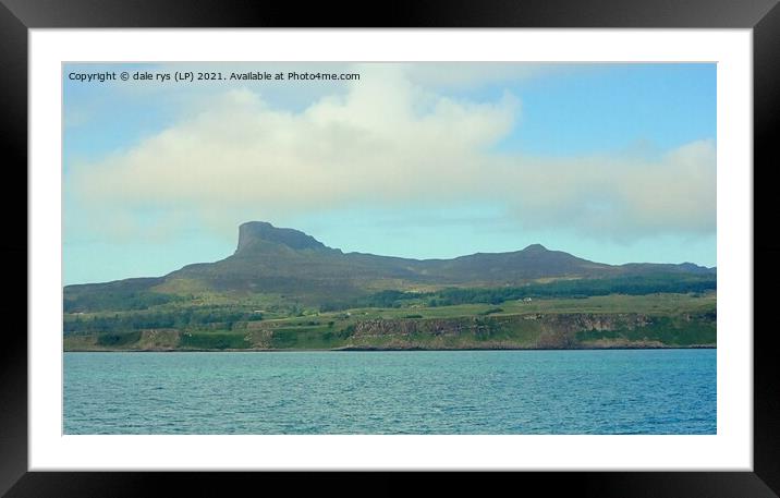 simply eigg Framed Mounted Print by dale rys (LP)