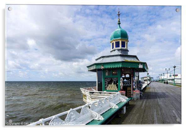 Food shop on Blackpool Pier. UK Acrylic by Ian Miller