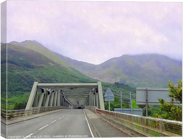 ballachulish bridge Canvas Print by dale rys (LP)