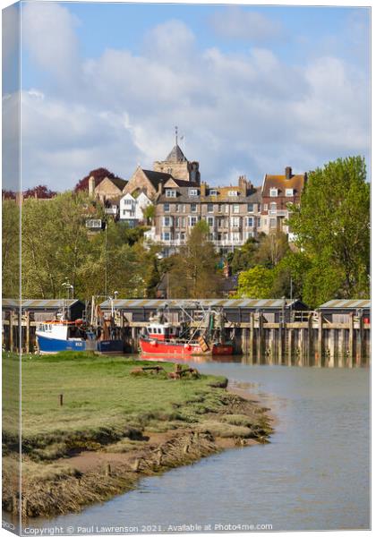 Rye and the River Rother V Canvas Print by Paul Lawrenson