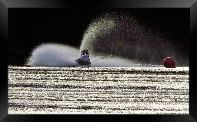 Jet Ski Framed Print by Tony Bates