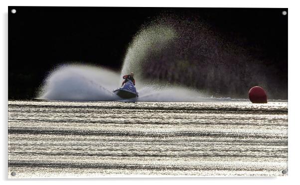 Jet Ski Acrylic by Tony Bates