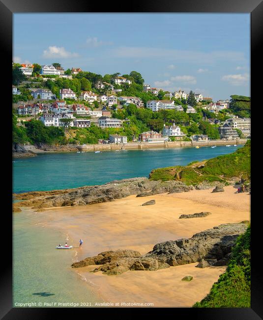 Majestic Salcombe Estuary View Framed Print by Paul F Prestidge