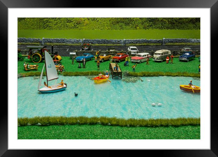 Classic Car Rally 2021 2 Framed Mounted Print by Steve Purnell