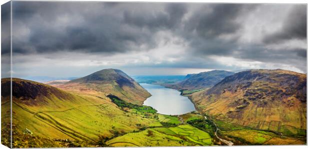 Wast Water from Lingmel Canvas Print by Maggie McCall