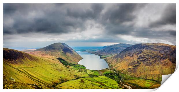 Wast Water from Lingmel Print by Maggie McCall