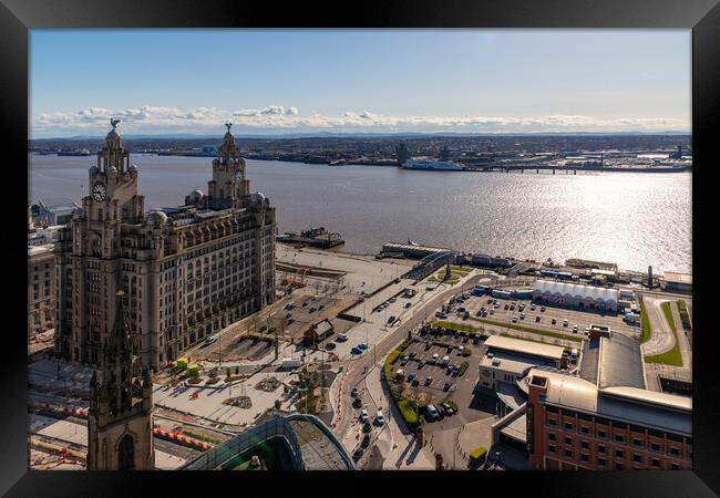 Liverpool Waterfront Framed Print by Dave Wood