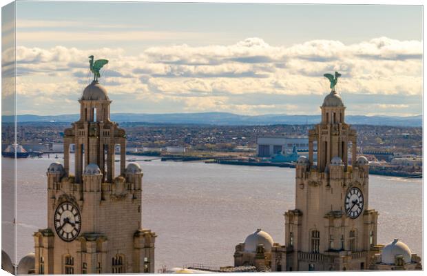 Royal Liver Building, Liverpool Canvas Print by Dave Wood