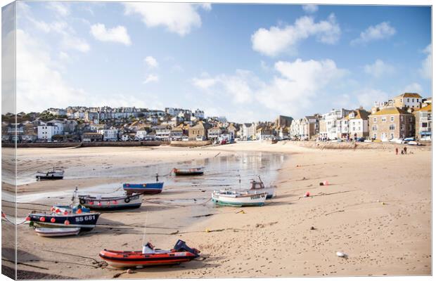 St Ives Cornwall Canvas Print by Catherine Joll
