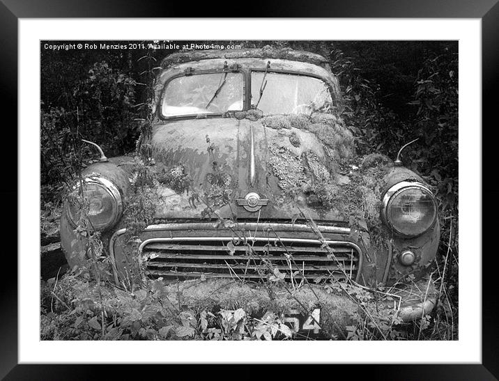 Car 54 Framed Mounted Print by Rob Menzies