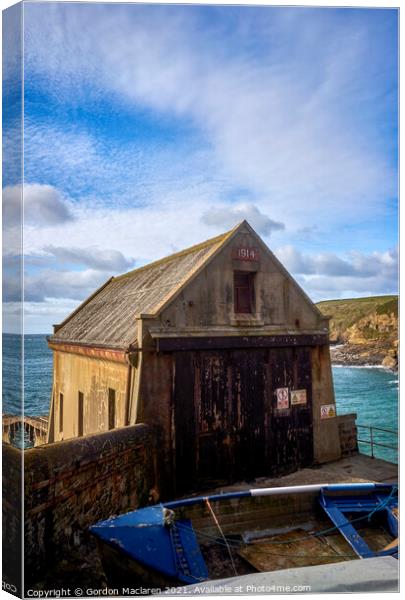The Old Lifeboat Station, Lizard, Cornwall Canvas Print by Gordon Maclaren