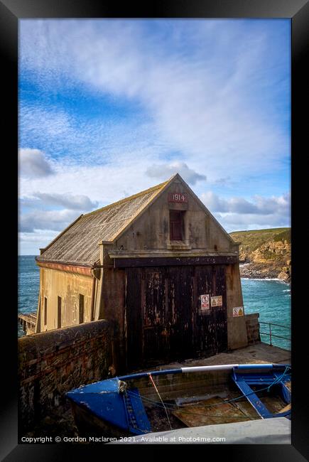 The Old Lifeboat Station, Lizard, Cornwall Framed Print by Gordon Maclaren