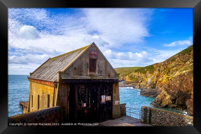 The Old Lifeboat Station, Lizard, Cornwall Framed Print by Gordon Maclaren