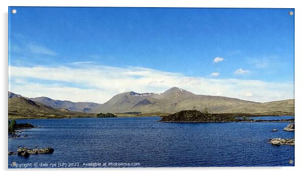 rannoch moor Acrylic by dale rys (LP)