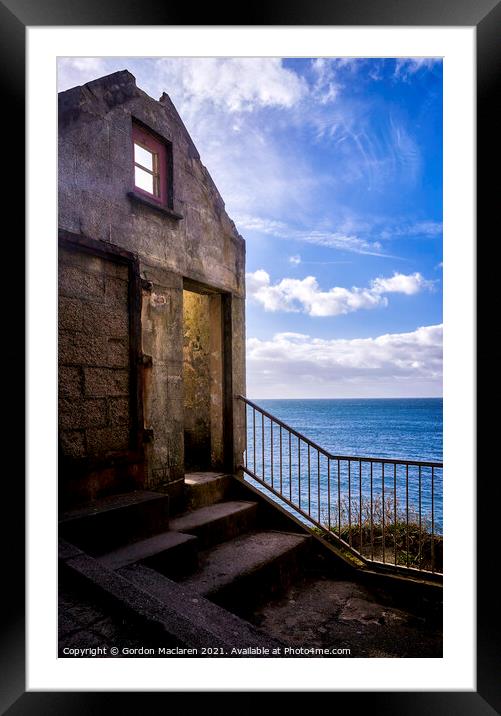 The Old Lifeboat Station, Lizard, Cornwall Framed Mounted Print by Gordon Maclaren