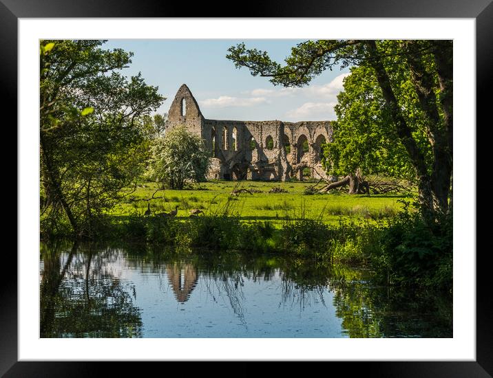 Remains of Newark Priory  Framed Mounted Print by Alan Jackson