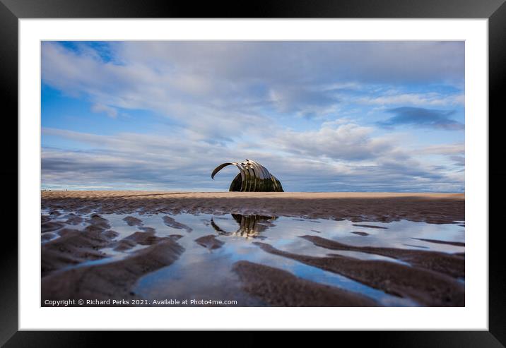 Mary`s shell reflections Framed Mounted Print by Richard Perks
