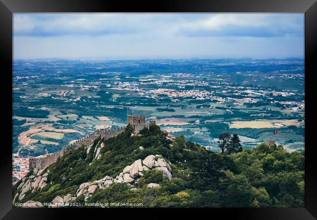 Moorish Castle (Castelo dos Mouros), Sintra, Lisbon, Portugal Framed Print by Mehul Patel